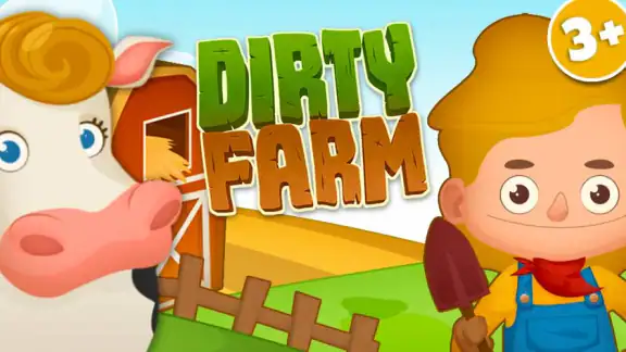 Dirty Farm: Spel För Barn 2-5