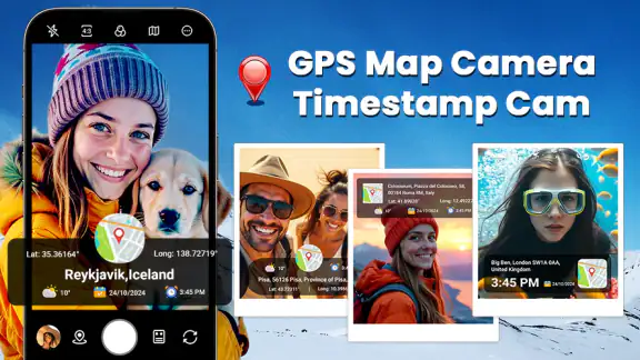 GPS-kamera: Tidsstempelkart