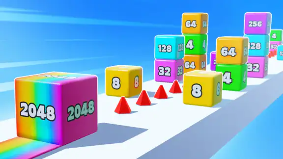 Jelly Run 2048
