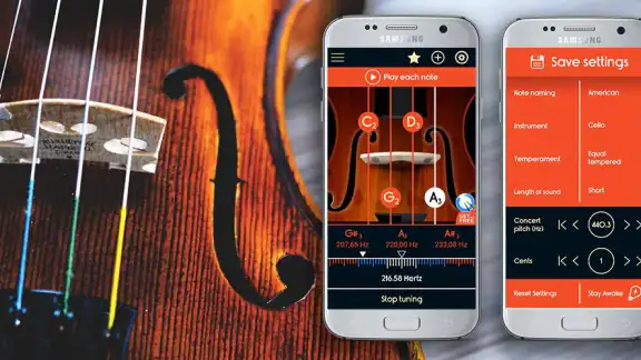 Master cello Tuner