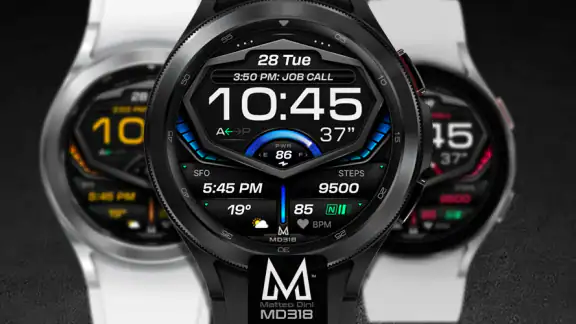 MD318 3D Digital Watch Face