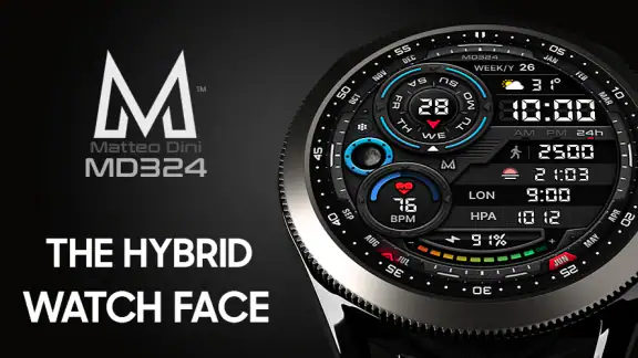 MD324 Hybrid watch face