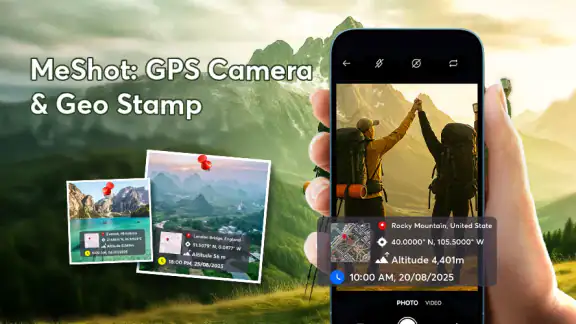 MeShot: GPS Camera & Geo Stamp
