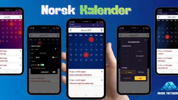 Norsk Kalender 2026 Ukenummer