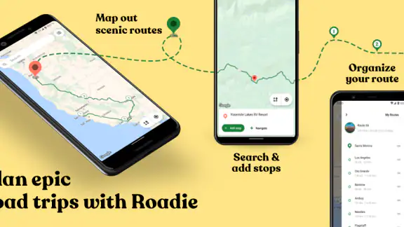 Roadie: road trip planner & rv