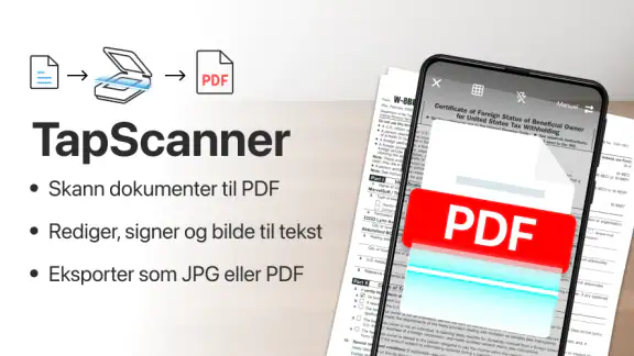TapScanner - Skann til PDF
