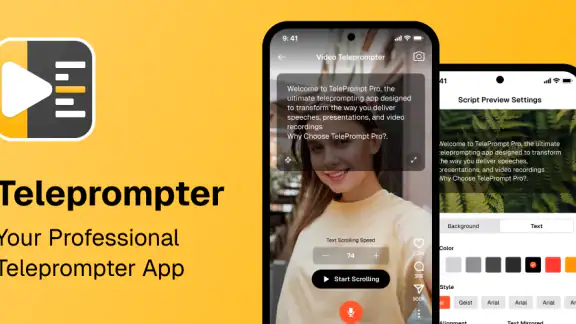 Teleprompter For Video & Audio