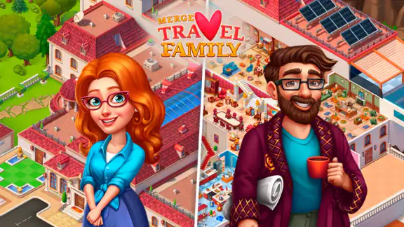 Travel Merge Family－Puslespill