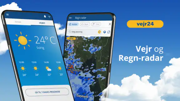 Vejr og Regn Radar: vejr24