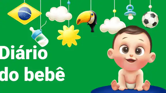 Amamentação. Diário do bebê