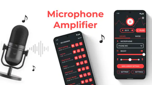 Amplificador de microfone