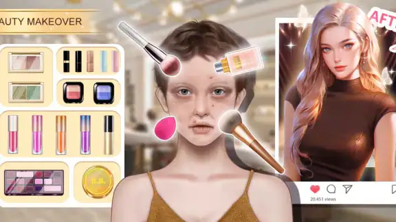 Beauty Makeover:Jogo de Vestir