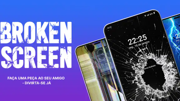 Broken Screen: Magic Wallpaper