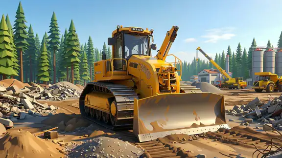 Bulldozer Master: Crush & Mine