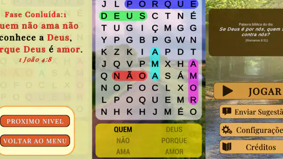 Caça Palavras Bíblico
