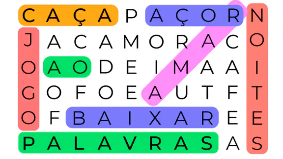 Caça-Palavras: Jogo Offline