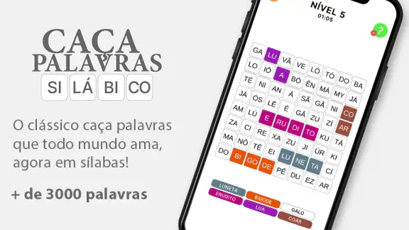 Caça-Palavras Silábico