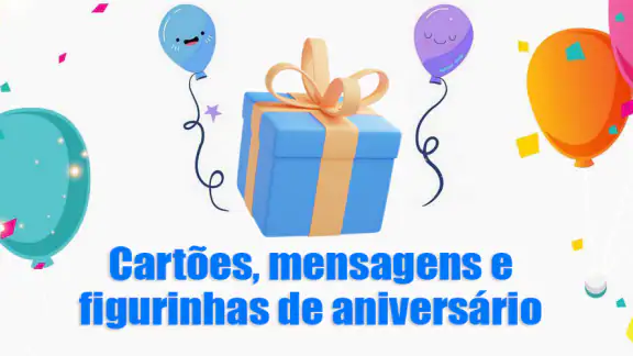 Cartão Mensagem de Aniversário