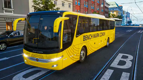 Condução de ônibus de jogos no