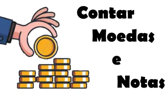 Contar Moedas e Notas: Caixa