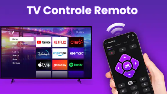 Controle remoto de TV