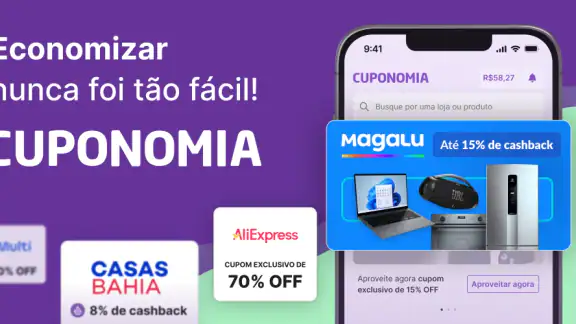 Cuponomia: Cupons e Cashback