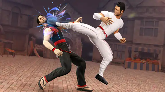 Karate lutando kung fu jogo