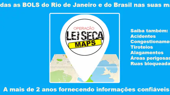 lei seca rj - Leiseca Maps