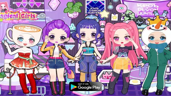 Magical Girls: Jogo de Vestir