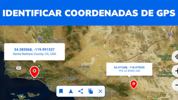 Mapa de Coordenadas GPS