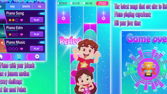 Maria Clara e JP Tiles Game