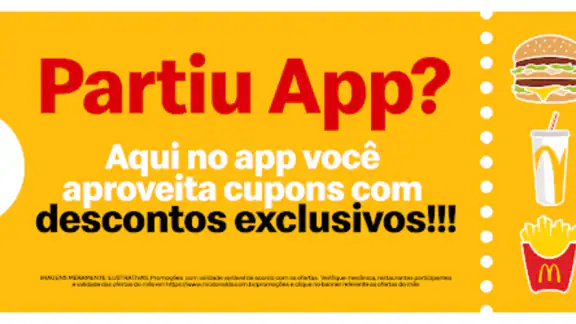 McDonald’s: Cupons e Delivery