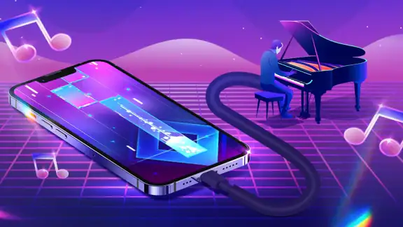 Piano Fire: Edm Music & Piano