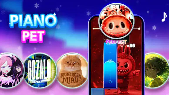 Piano Pet: Jogo Musical Fofo