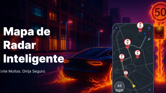 Radar GO-X: HUD, GPS, Mapas