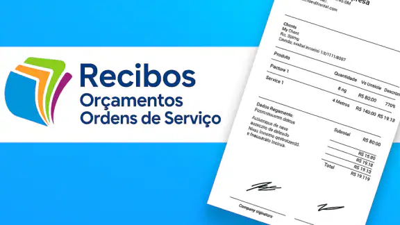 Recibos, Orçamentos e OS