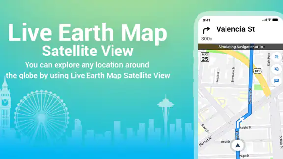 satélite visualizar navegação