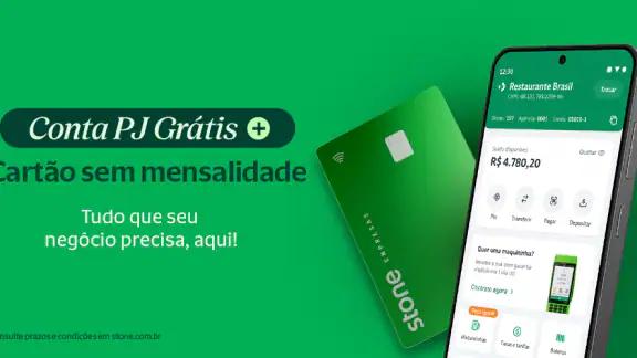 Stone: Maquininha e Conta PJ