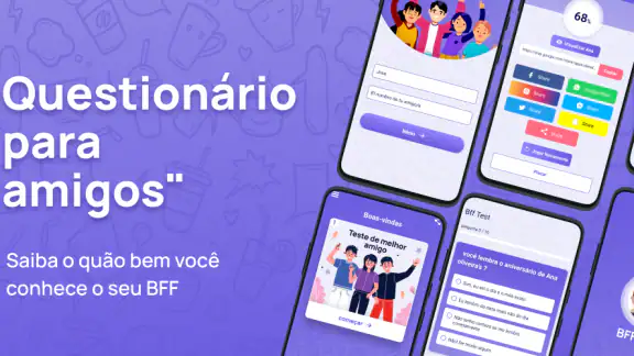 Teste de BFF -Quiz para Amigos