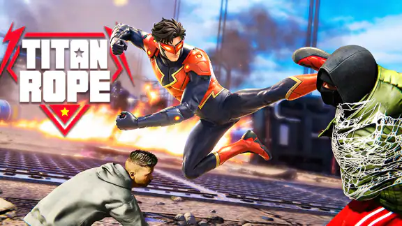 Titan Rope Hero: Vice City