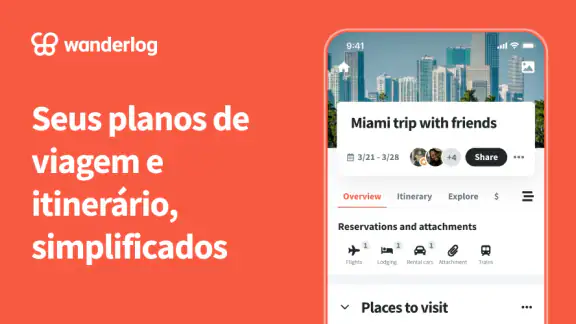 Wanderlog Organizador viagens