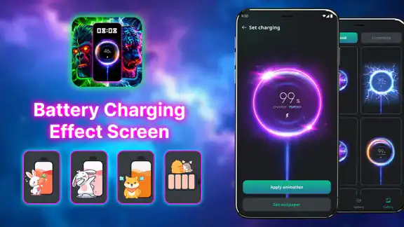 Battery Charging Effect Screen