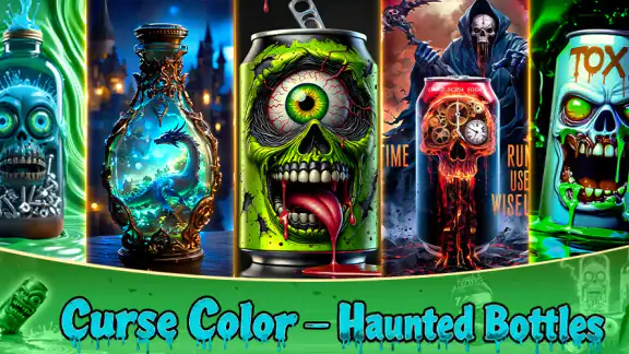 Curse Color: Color by Number