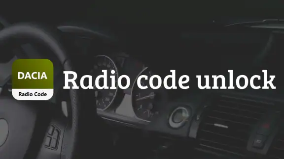 Dacia Radio Code Generator