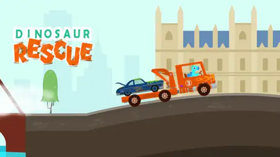 Dinosaurie Räddningstruck Spel