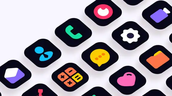 Dove Dark : Icon Pack