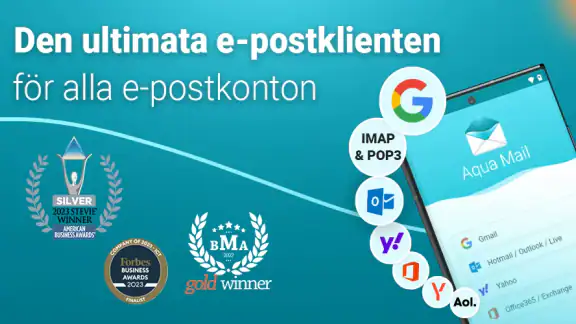 E-post Aqua Mail: Snabb, Säker