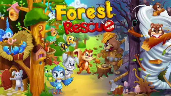 Forest Rescue - Match 3 Game