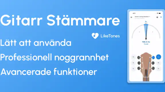 Gitarr Stämmare - LikeTones