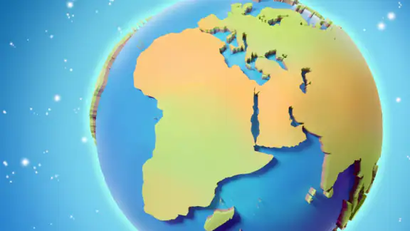 Jordglobe Geografi-spel